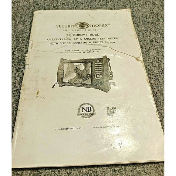 IP camera tester Security tronix model ST-HDoC-TEST-MM with bag and accessories - Picture 8 of 11